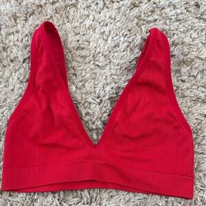 PINK Victoria's Secret Red Crop Top